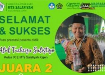 MTs Salafiyah Kajen Sabet Juara MTQ Tingkat Provinsi